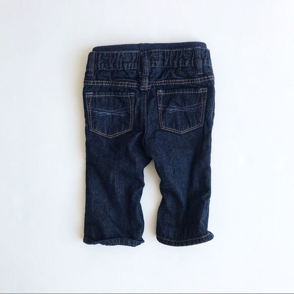 Babygap EUC dark wash pull up jeans EUC 3-6 months - Picture 4 of 4